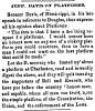 “Jeff. Davis on Platforms,” Charlestown (VA) Free Press, June 21, 1860