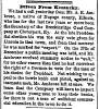 “Driven From Kentucky,” Chicago (IL) Tribune, January 10, 1861