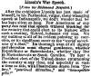 “Lincoln’s War Speech,” Charleston (SC) Mercury, February 16, 1861