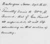 Timothy Davis to William H. Seward, September 16, 1861 (Page 2) 