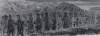 "Going to the Trenches," Sixth Pennsylvania, Petersburg, Virginia, September 1864, artist's impression, detail