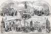 Annual Fair of the American Institute of New York City, New York, September 1865, artist's impression, zoomable image