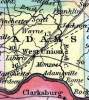Adams County, Ohio, 1857
