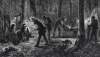 "Night After a Battle," William Waud, Harper's Weekly, October 29, 1864, detail