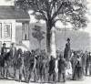 The lynching of Amy Spain, March 10, 1865, Darlington, South Carolina, artist's impression, detail