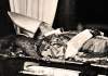 Archbishop John Hughes prepared for burial, New York City, January, 1864, Brady image, detail
