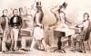 "Argument of the Chivalry," 1856, political cartoon, detail