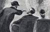 Assassination of Abraham Lincoln,  April 14, 1865, artist's impression, further detail