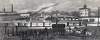 Railroad Depot, Atlanta, Georgia, November 12, 1864, artist's impression, detail