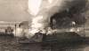 Crippling and capture of the C.S.S. Atlanta off Savannah, Georgia, June 17, 1863, artist's impression, detail