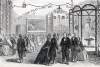 Welcome Home for Rev. Henry Ward Beecher, Plymouth Church, Brooklyn, New York, November 17, 1863, artist's impression, detail