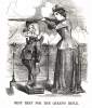 “Best Rest For the Queen's Rifle,"cartoon, June 1860