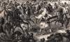 Confederate cavalry battles to cover Lee's retreat near Boonsboro, Maryland, 7-8 July 1863, artist's impression, detail