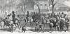 The "bummers" and foragers of Sherman's Army in the Grand Review, Washington D.C., May 24, 1865, artist's impression, detail