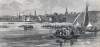 Boat Race, Hudson River, Poughkeepsie, New York, July 19, 1865, artist's impression