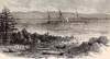 Wreck of the transAtlantic steamer "Bohemian," near Portland, Maine, February 22, 1864, British artist's impression