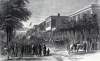 Elizabeth Street, Brownsville, Texas, December 1865, artist's impression