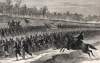 Bartlett's Brigade of V Corps advancing at the Wilderness, May 4, 1864, artist's impression, zoomable image, detail