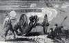 Union forces probe Confederate defenses near Raccoon Ford, Virginia, September 14, 1863, artist's impression, detail