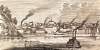 Burlington, Iowa, 1861, artist's impression