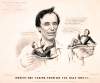 "Honest Abe Taking Them on the Half Shell," cartoon, 1860, zoomable image