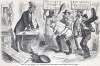 "Jeff at the Receipt of Customs," cartoon, October 21, 1861