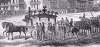 Funeral of Captain André Cailloux, New Orleans, July 29, 1863, artist's impression, detail