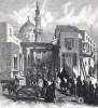 The Old Quarter, Cairo, Egypt, during the cholera epidemic of Summer 1865, artist's impression, detail