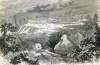 Camp Number 38, Badlands, Minnesota Territory, Spring 1866, artist's impression
