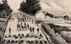 First Section, Philadelphia Light Artillery and  Twenty-Second New York N.G., Carlisle, Pennsylvania, July 1, 1863, detail