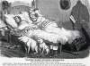 "Politics Make Strange Bedfellows," September 1864, political cartoon
