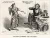 "Columbia Demands Her Children," 1864, political cartoon, zoomable image