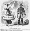 "A Self-Appointed Envoy," cartoon, Frank Leslie's Illustrated, January 21, 1865