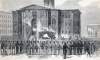 President Lincoln's Funeral Procession at the Court House, Chicago, Illinois, May 1, 1865, artist's impression