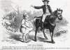 "Don't Swap Horses," November 12, 1864, political cartoon, Harper's Weekly