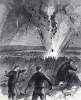U.S. Engineers clearing mines in front of Fort Wagner, South Carolina, September 1863, artist's impression, zoomable image