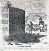"A Great Failure," cartoon, Frank Leslie's Illustrated Newspaper, July 15, 1865