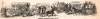 Rioters using transport on Broadway, New York City, July, 1863, artist's impression, zoomable image