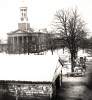 Cumberland County Courthouse, Carlisle, Pennsylvania, winter scene, circa 1865