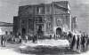 Ruins of the Church of the Compania, Santiago, Chile, December 1863, artist's impression