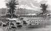 General Sherman's Army crossing Coosa River, Alabama, November 1864, artist's impression