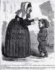"A Sensitive Boy," cartoon, November 28, 1863