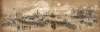 "Chancellorsville During the Battle," May 1, 1863, artist's impression, zoomable image