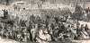 Anniversary celebration of District of Columbia Emancipation, Washington D.C., April 19, 1866, artist's impression, detail