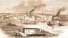 Davenport, Iowa, 1861, artist's impression