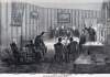 President Lincoln's Deathbed, Petersen's Boarding House, Washington, April 14-15, 1865, artist's impression, zoomable image