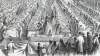 Thanksgiving Dinner, Five Points Mission, New York City, December 1865, artist's impression, detail