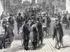 Gambling Establishment, Denver, Colorado, January 1866, artist's impression, detail