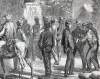 The General Election in the Union Army of the Potomac camps, Virginia, October 1864, artist's impression, further detail