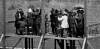 Execution of the Lincoln Conspiracy Plotters, Washington, D.C., July 7, 1865 , adjusting the nooses, zoomable image, more detail